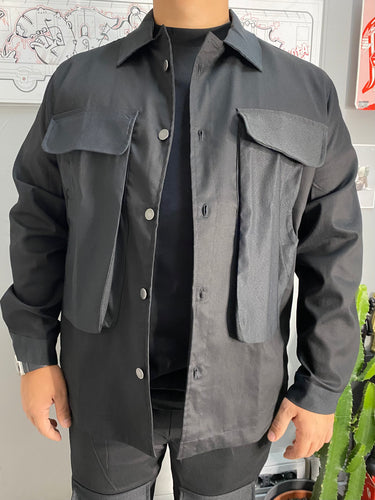 Camicia Pockets Nero