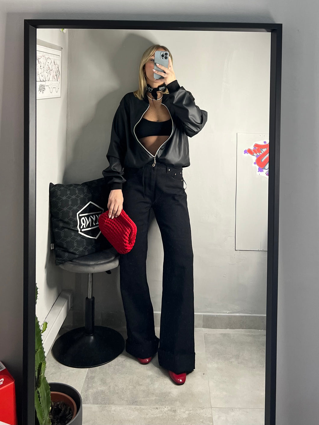 Jeans Palazzo Nero