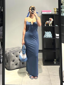 Vestito Isa Blu