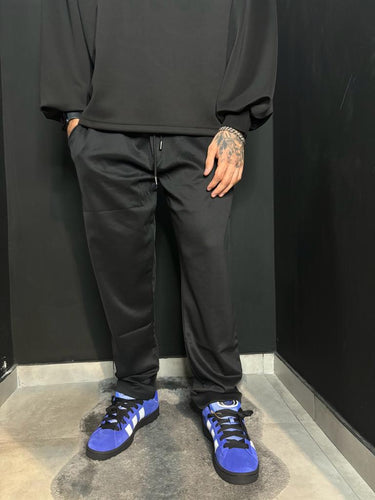 Jogger Basic Blk Satin